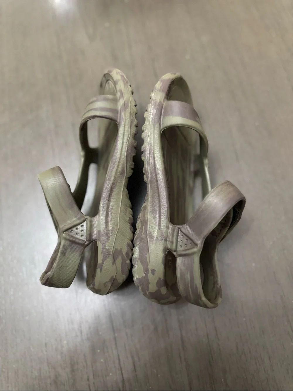 Teva Kids Olive Green Camo Sandals